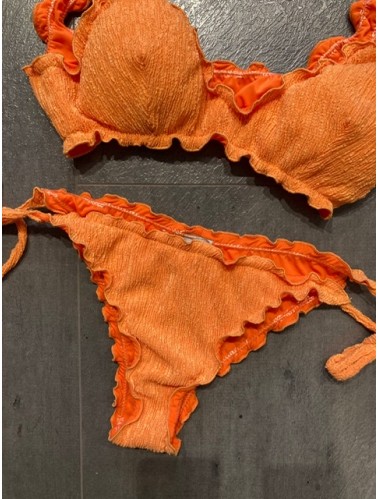 BIKINI GOFFRATO ARANCIO