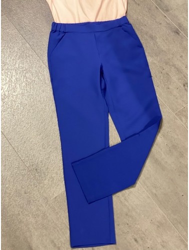 PANTALONI SIGARETTA Blu...