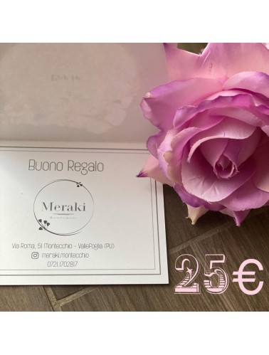 BUONO REGALO DA €25