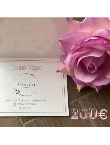 BUONO REGALO DA €200