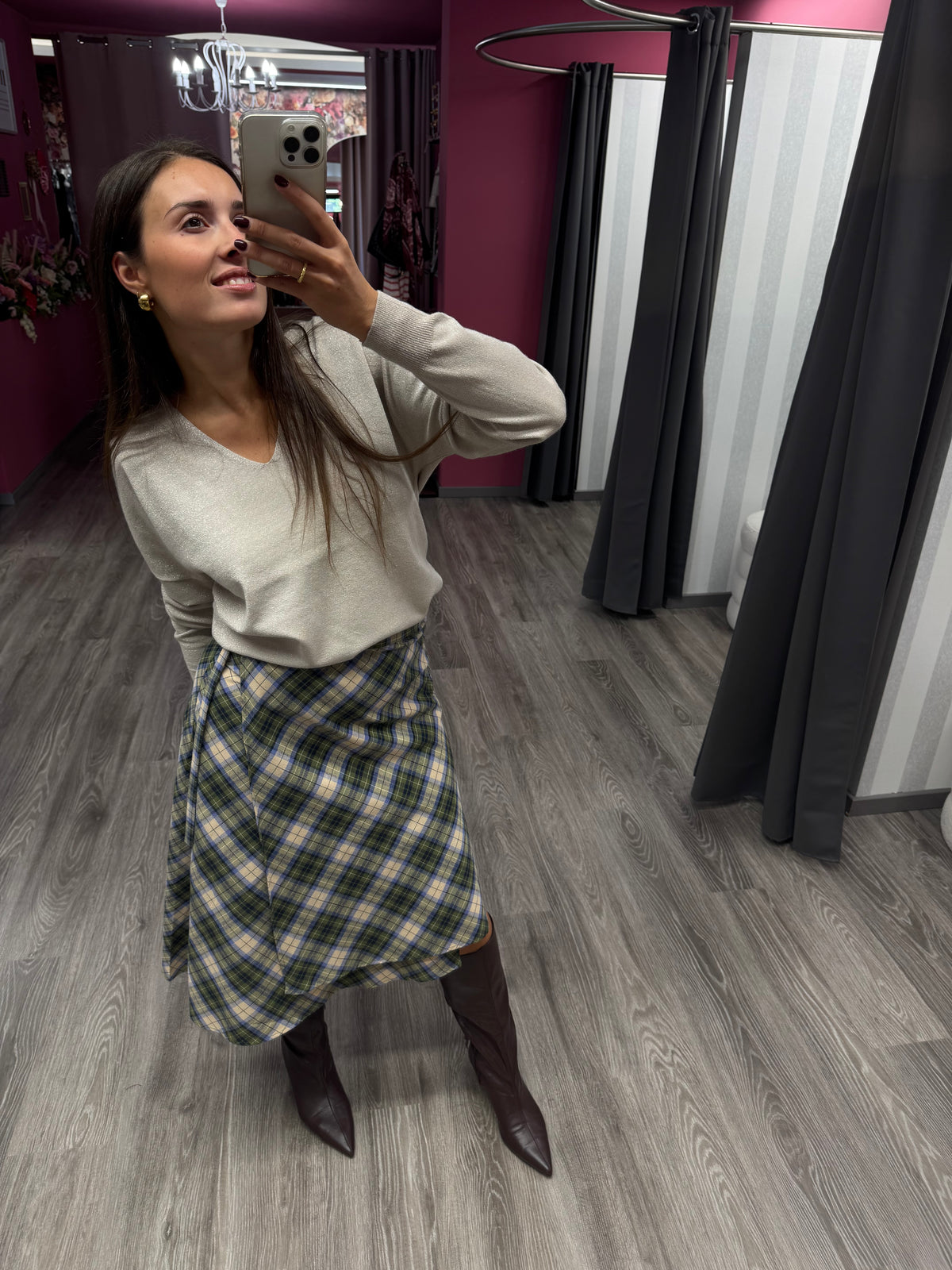 LETTA MAGLIA LUREX V