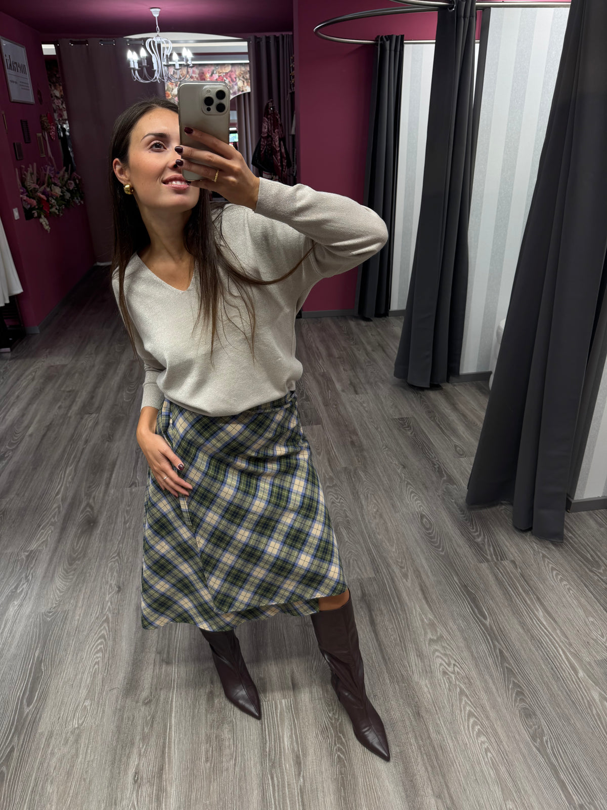 LETTA MAGLIA LUREX V