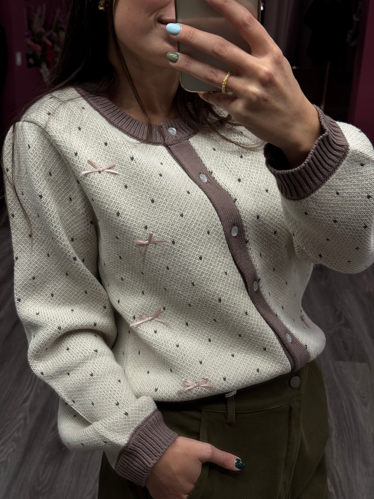 SAMARA CARDIGAN FIOCCHETTI