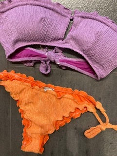 BIKINI GOFFRATO ARANCIO