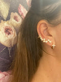 ORECCHINO CUFF A STELLINE ORO
