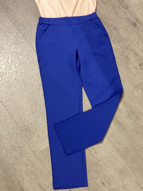PANTALONI SIGARETTA Blu elettrico
