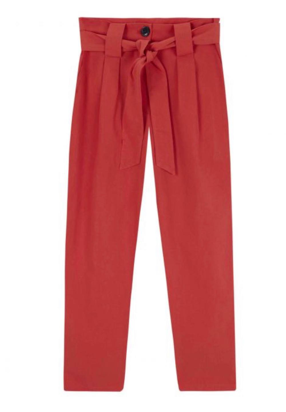 PANTALONI A CAROTA CON CINTA R