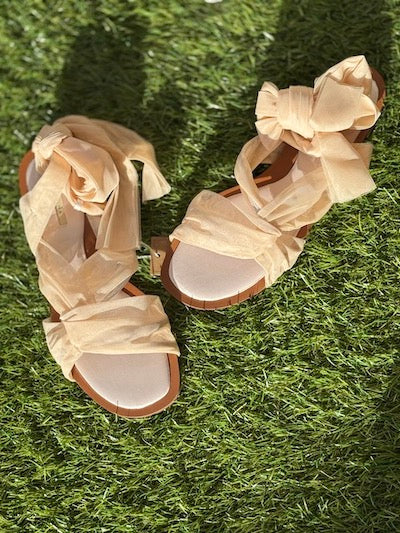 SANDALI TULLE SCHIAVA