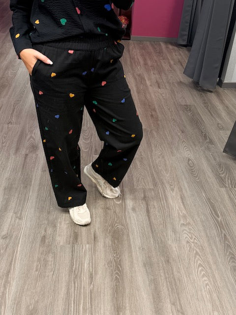 SARA PANTALONI SET CUORI